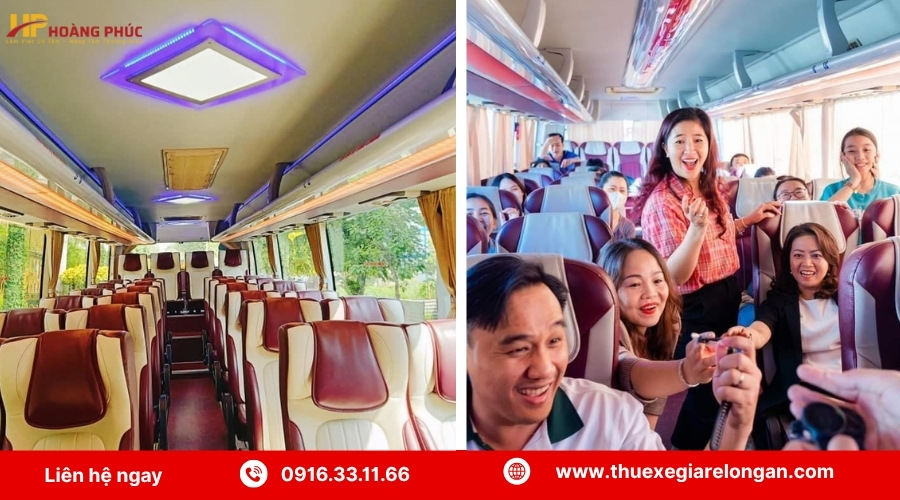 Cam kết chất lượng dịch vụ thuê xe 45 chỗ từ Hoàng Phúc